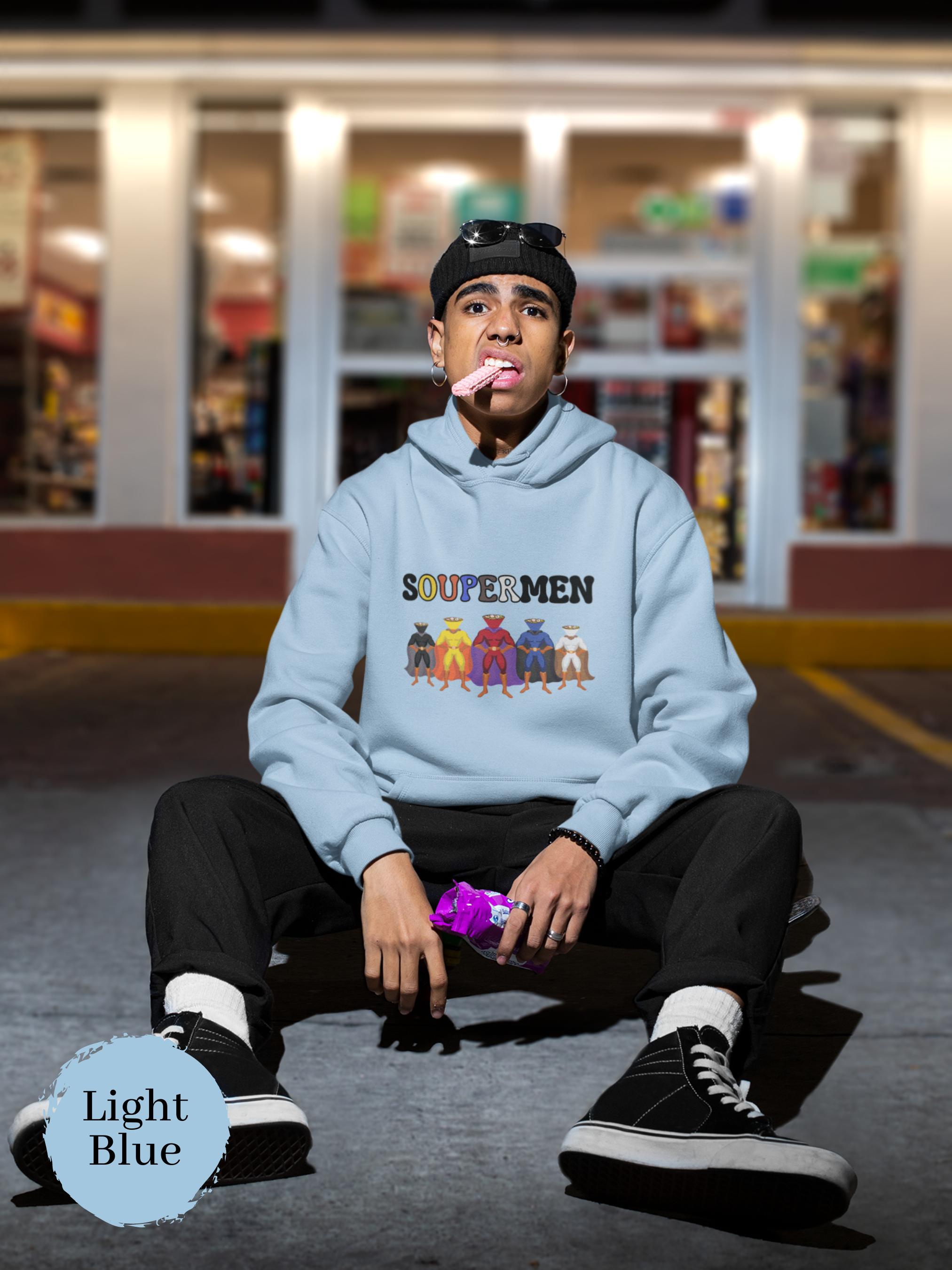 Noodle Justice: Soupermen Ramen Bowl Hoodie