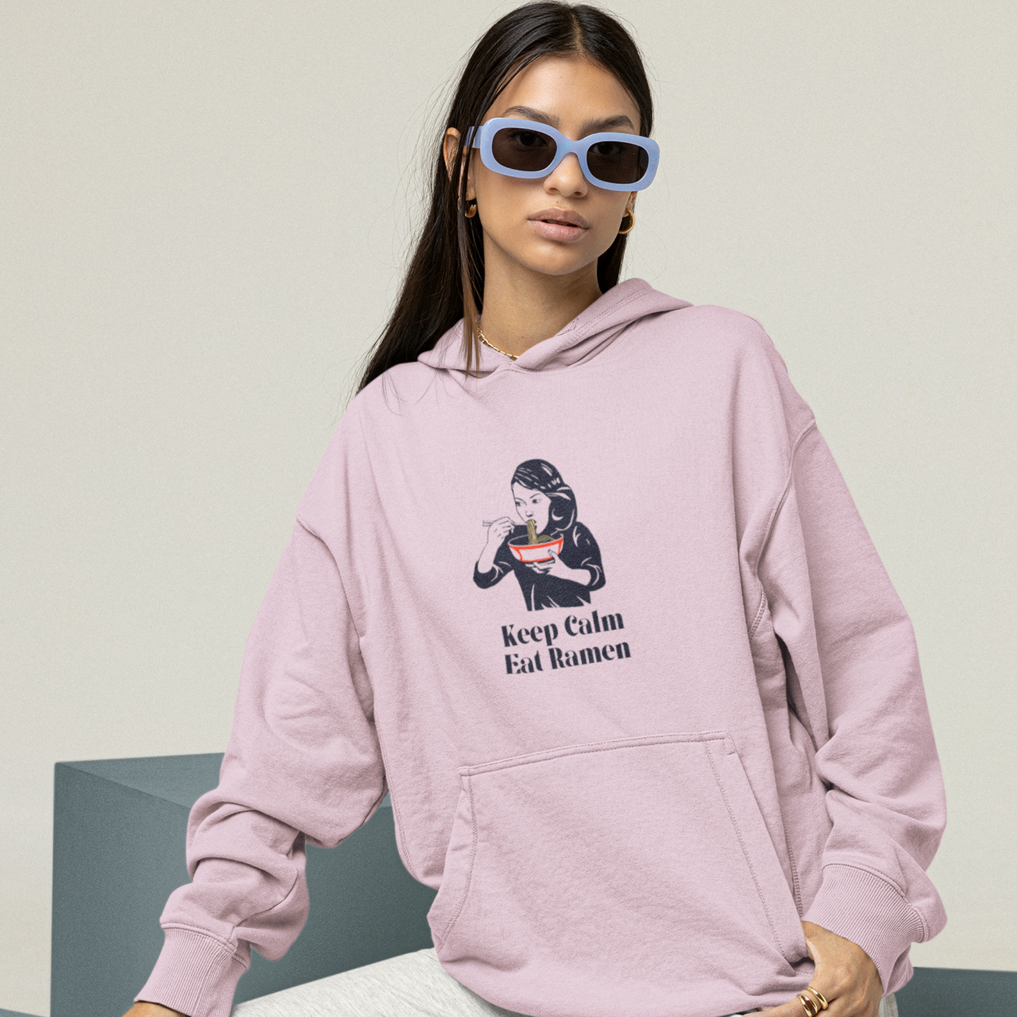 Ramen Noodle Hoodie: Eat Ramen and Stay Warm - Ramen Sweatshirt