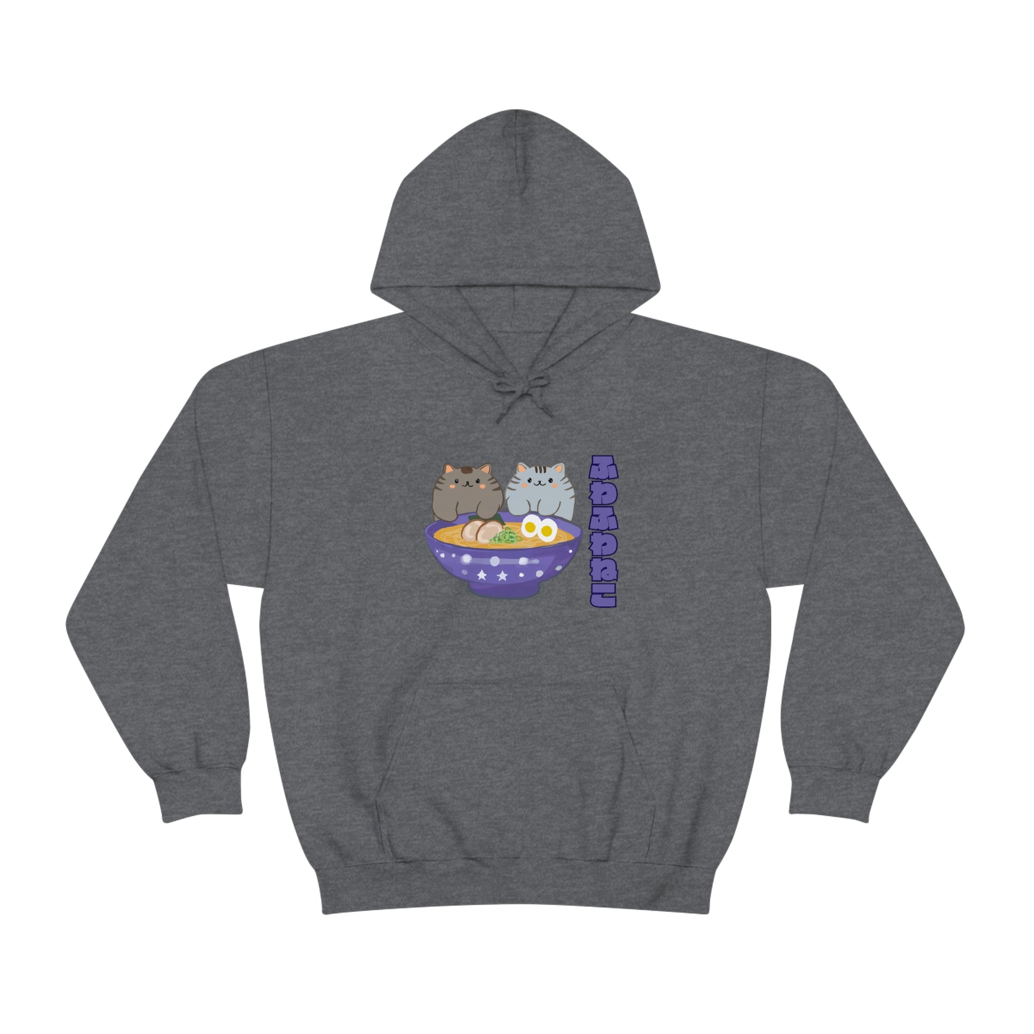 Ramen Hoodie - Noodle Loving Kitty Cats: A Foodie's Dream Asian-Inspired Pun Hoodie