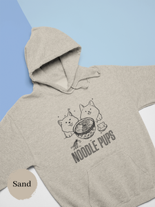 Noodle Pups Ramen Hoodie Shiba Inu Dog Sweatshirt