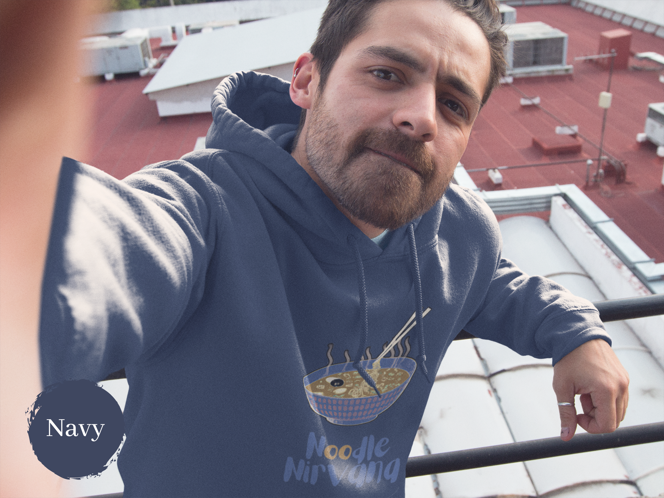 Noodle Nirvana Ramen Hoodie - Japanese Ramen Noodle Sweatshirt
