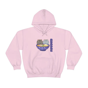 Ramen Hoodie - Noodle Loving Kitty Cats: A Foodie's Dream Asian-Inspired Pun Hoodie