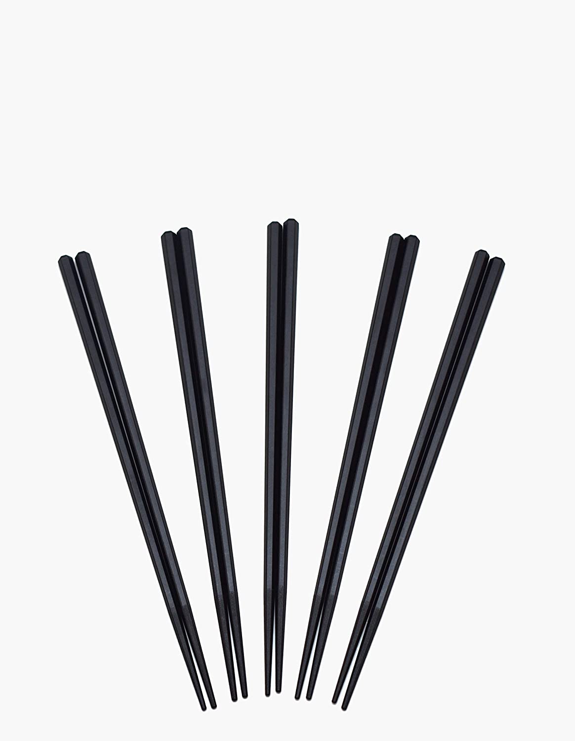Copy of Chopsticks 5-Pair Set (Black Fiberglass)