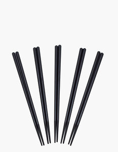 Copy of Chopsticks 5-Pair Set (Black Fiberglass)