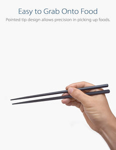 Copy of Chopsticks 5-Pair Set (Black Fiberglass)