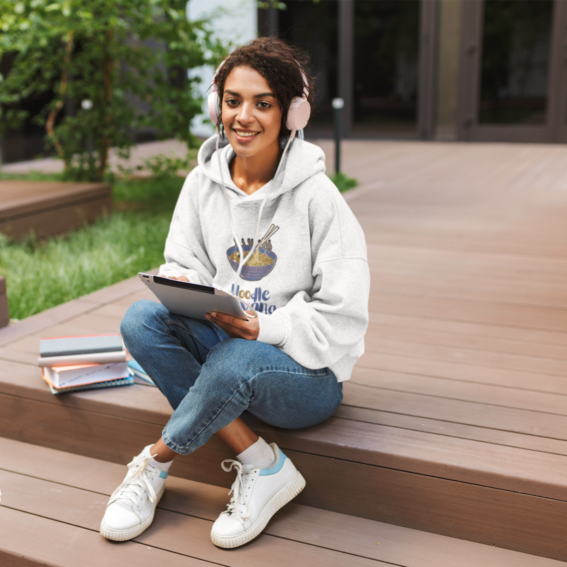 Noodle Nirvana Ramen Hoodie - Japanese Ramen Noodle Sweatshirt
