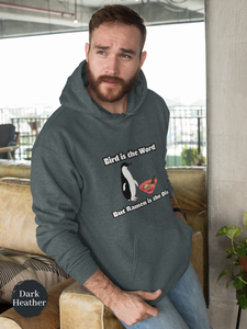 Ramen Hoodie: Bird is the Word, but Ramen is the Dish - A Playful and Whimsical Asian Food and Ramen Art Hoodie with a Penguin Twist