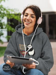 Ramen Hoodie - "Ramen, Groove, Repeat" featuring Pandas and Noodles - Perfect for Foodie Lovers and Asian Food Enthusiasts