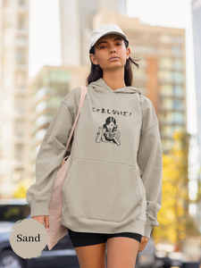 Ramen Noodle Hoodie: "Don't Disturb Me" (Black and White Edition)
