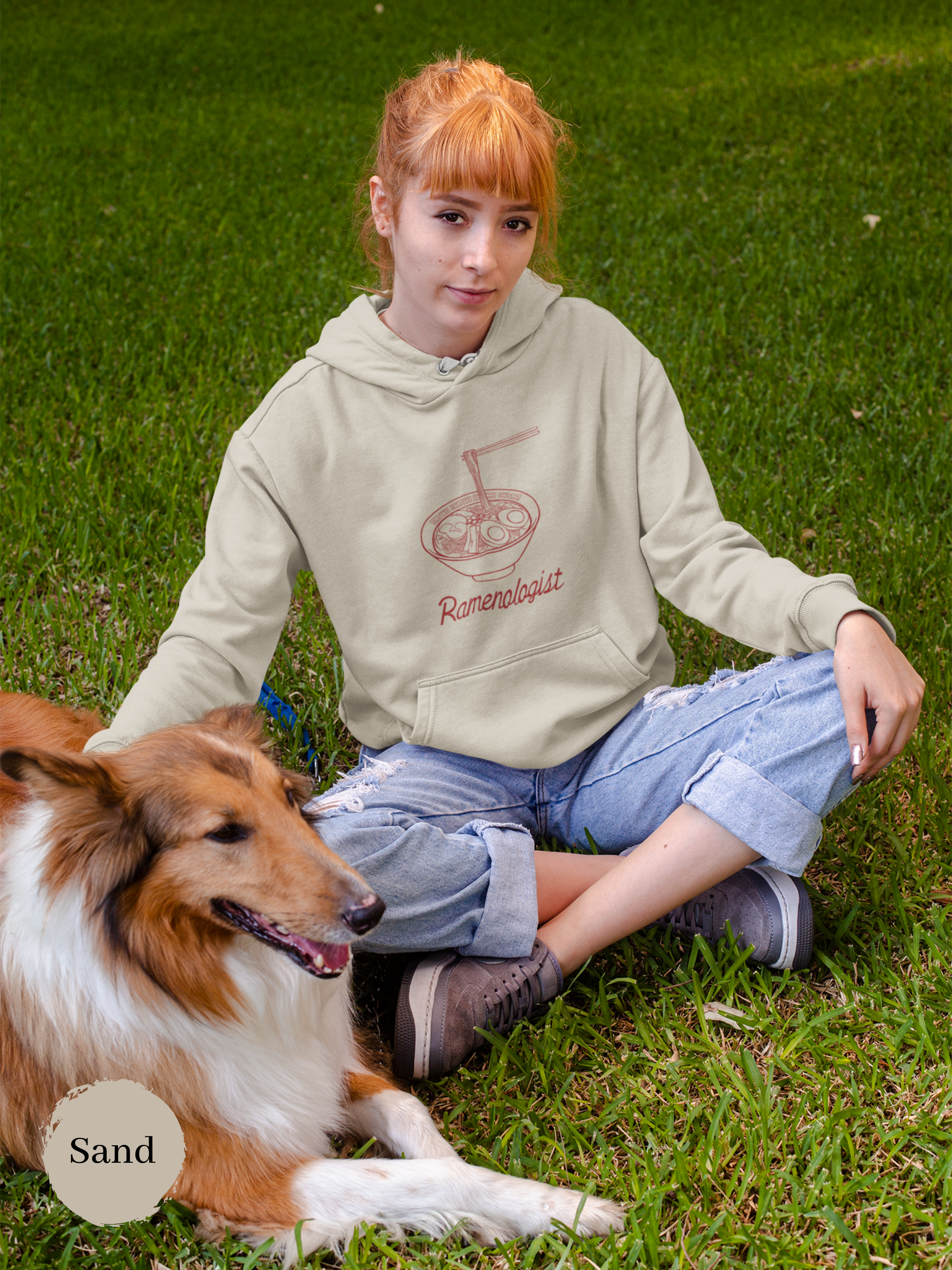 Ramen Hoodie: Ramenologist - A Playful Asian Foodie Hoodie with Stylish Ramen Art and Punny Phrase