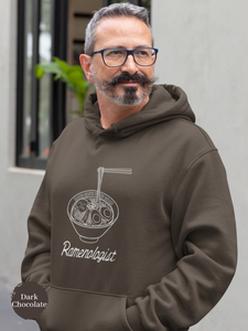 Ramen Hoodie: Ramenologist - A Playful Asian Foodie Hoodie with Stylish Ramen Art and Punny Phrase