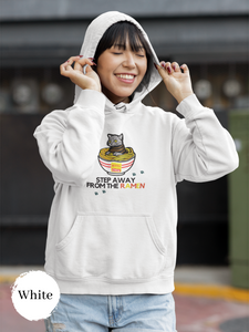 Ramen Protector Hoodie: Cats and Noodles