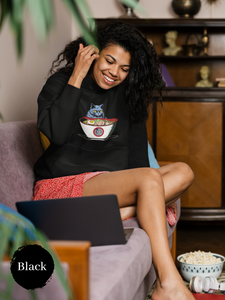 Ramen Hoodie: Angry Ramen Guardian - A Unique and Playful Asian Food Hoodie with a Pun Twist
