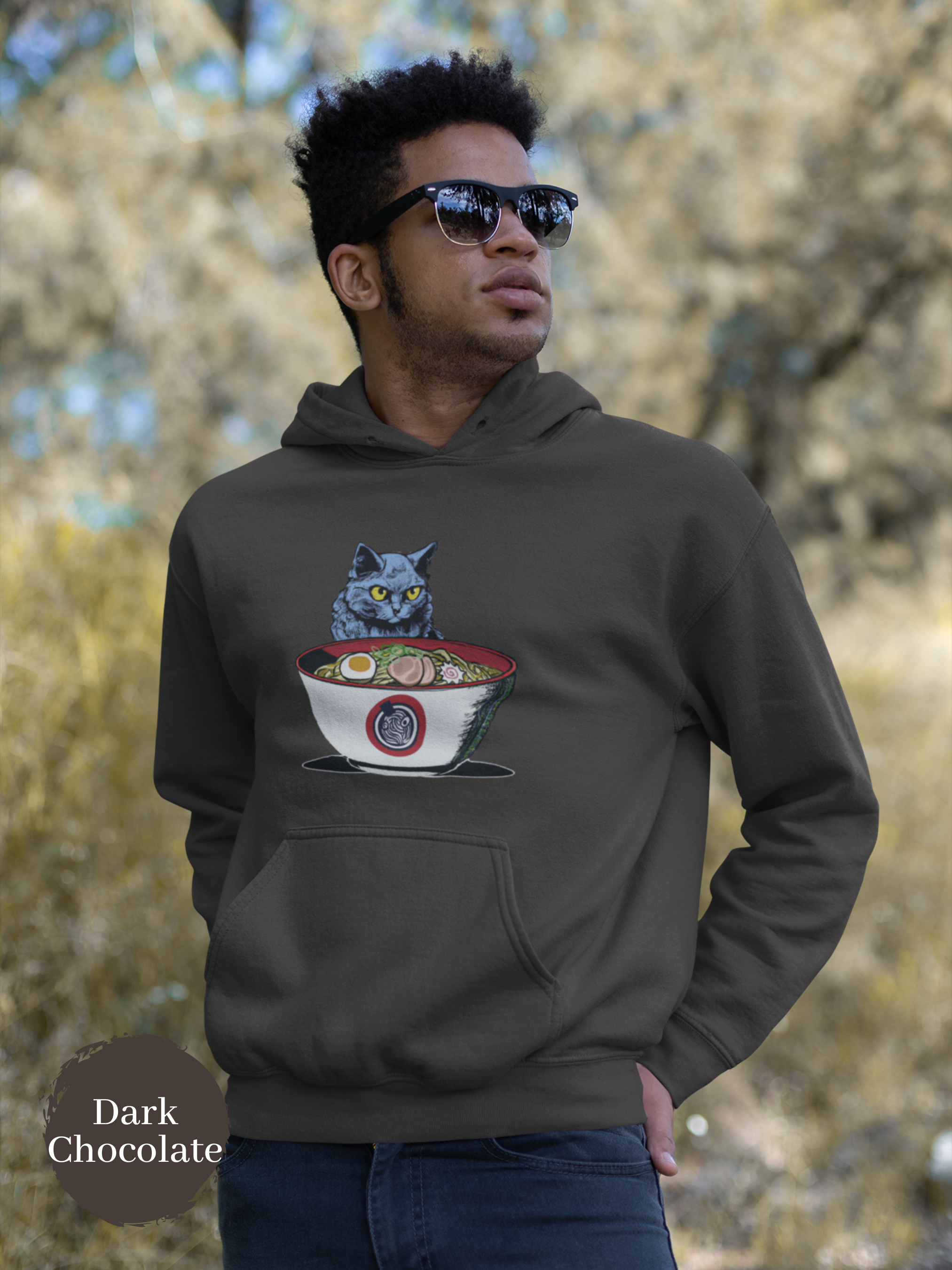 Ramen Hoodie: Angry Ramen Guardian - A Unique and Playful Asian Food Hoodie with a Pun Twist