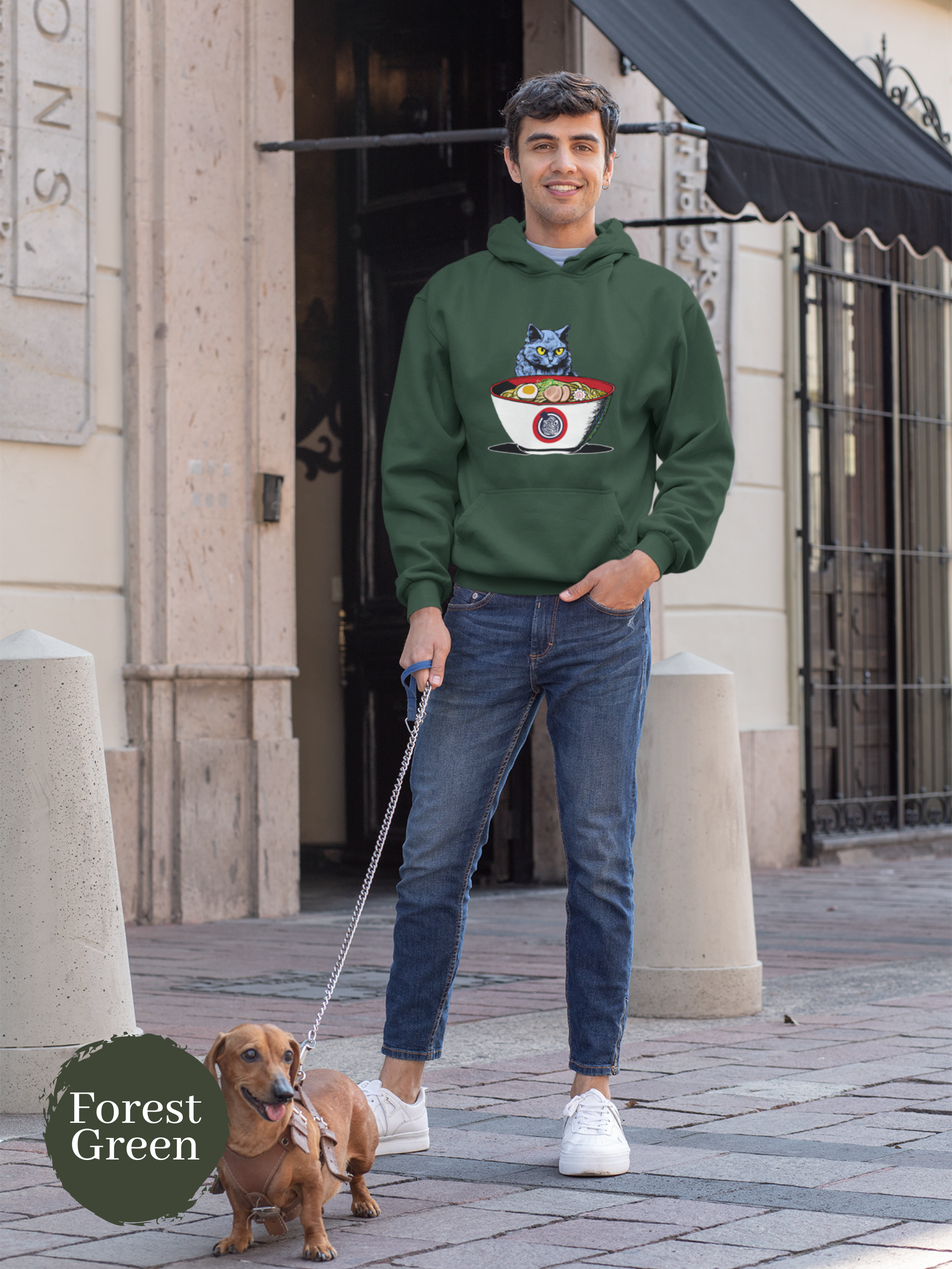 Ramen Hoodie: Angry Ramen Guardian - A Unique and Playful Asian Food Hoodie with a Pun Twist