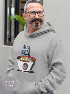 Ramen Hoodie: Angry Ramen Guardian - A Unique and Playful Asian Food Hoodie with a Pun Twist