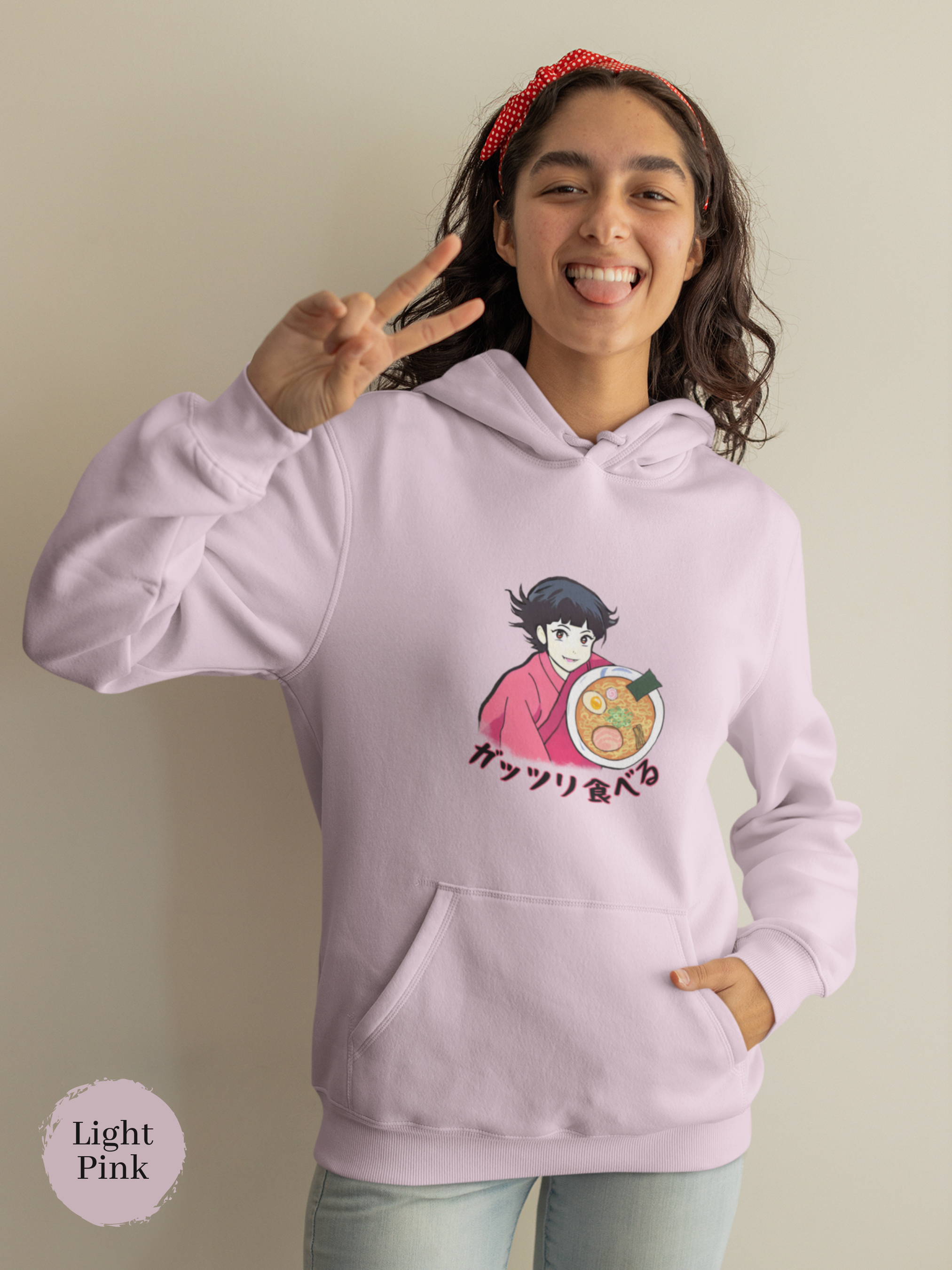Ramen Hoodie: Anime Kimono Girl Edition - A Foodie Hoodie for Fans of Ramen Art and Asian Cuisine