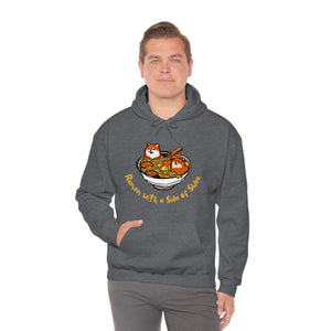 Shiba Inu Ramen Nights: Ramen Hoodie with Two Cute Pups