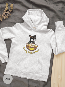 Ramen Hoodies: Ready to Chow Down with Shiba Inu - Funny Foodie Hoodies for Ramen Lovers with Asian Food Art and Pun Hoodies