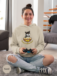 Ramen Hoodies: Ready to Chow Down with Shiba Inu - Funny Foodie Hoodies for Ramen Lovers with Asian Food Art and Pun Hoodies