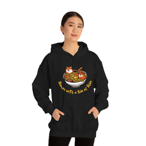 Shiba Inu Ramen Nights: Ramen Hoodie with Two Cute Pups