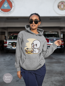 Ramen Hoodie: Adorable Baby Seal and Delicious Ramen - Asian Foodie Hoodie