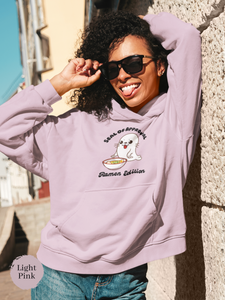 Ramen Hoodie: Seal of Approval Edition - Foodie and Pun Hoodie with Adorable Ramen Art and Asian-Inspired Design