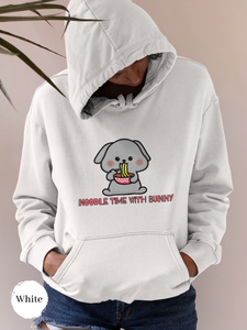 Ramen Hoodie: Noodle Time with Bunny - A Fun and Playful Ramen Art Hoodie for Foodie and Asian Food Lovers