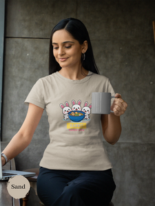 Ramen T-Shirt: Rabbit Ramen Crew Japanese Foodie Shirt with Ramen Art