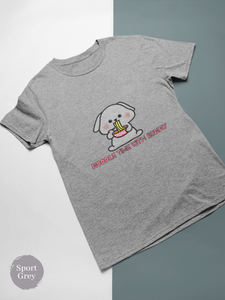 Ramen T-Shirt: Noodle Time with Bunny Japanese Foodie Shirt with Ramen Art