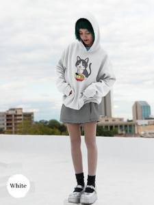 Ramen Hoodie: Noodle Noms with a Meow - An Asian Foodie Hoodie with Cute Ramen Cat Art and Punny Charm