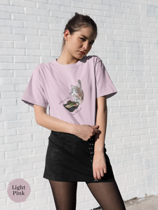 Ramen is Life Even for Cats T-shirt: Japanese Foodie Shirt with Ramen Art