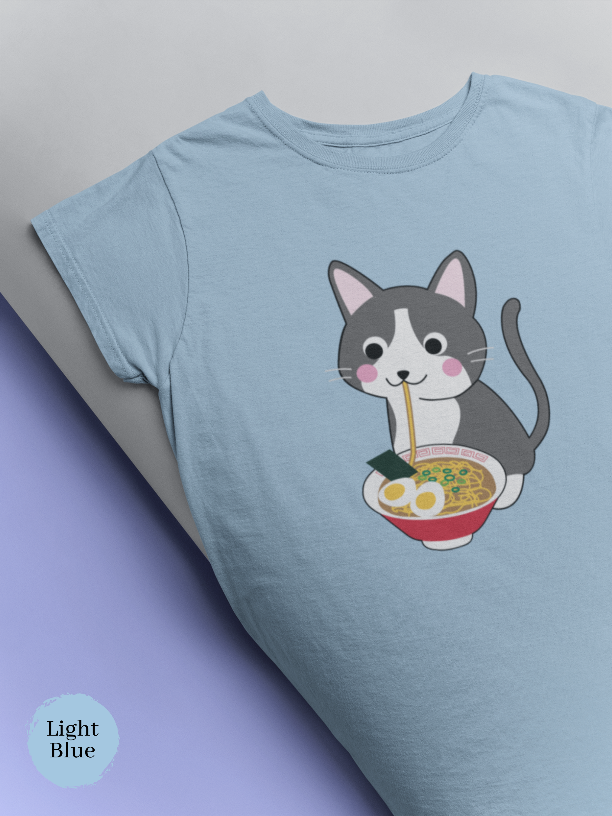 Ramen T-Shirt: Japanese Foodie Shirt with Cute Ramen Art - Perfect for Ramen Lovers!