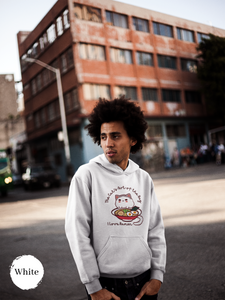 Ramen Hoodie - The Cat's Out of the Bag: A Playful and Punny Ramen Art and Foodie Hoodie for Cat and Noodle Lovers
