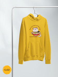 Ramen Hoodie - The Cat's Out of the Bag: A Playful and Punny Ramen Art and Foodie Hoodie for Cat and Noodle Lovers