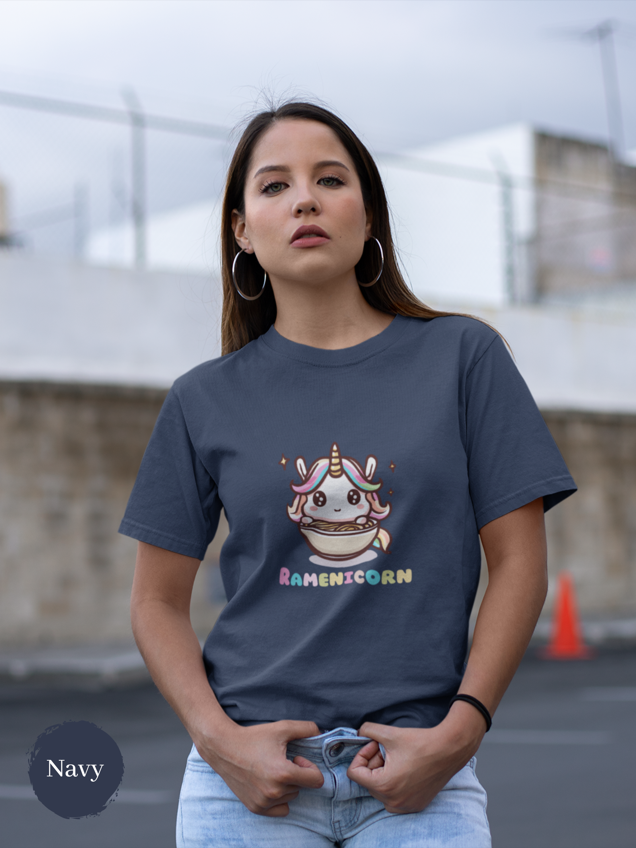Ramen T-shirt: Japanese Foodie Shirt with Unicorn Art - Perfect Gift for Ramen Lovers