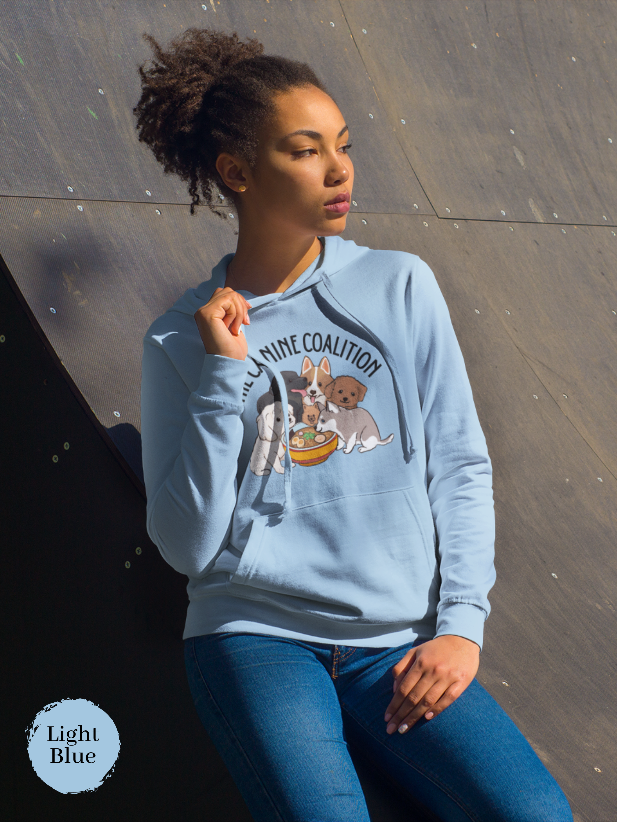 Ramen Hoodie: Canine Coalition Edition - Foodie and Pun Hoodie with Adorable Ramen Art and Asian-Inspired Design