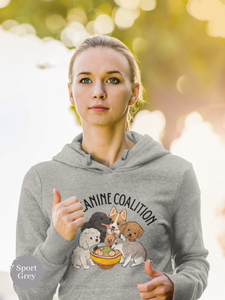 Ramen Hoodie: Canine Coalition Edition - Foodie and Pun Hoodie with Adorable Ramen Art and Asian-Inspired Design