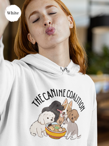 Ramen Hoodie: Canine Coalition Edition - Foodie and Pun Hoodie with Adorable Ramen Art and Asian-Inspired Design