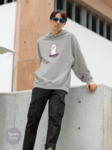 Ramen Hoodie: Keep Calm and Hug A Llama - Ramen Noodle Hoodie with Llama Illustration