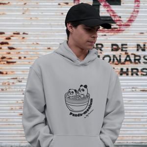 Ramen Hoodie: Cute and Funny Ramen Art Panda Sweatshirt for Foodie and Asian Food Lovers - Panda-monium in My Ramen