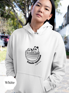 Ramen Hoodie: Cute and Funny Ramen Art Panda Sweatshirt for Foodie and Asian Food Lovers - Panda-monium in My Ramen