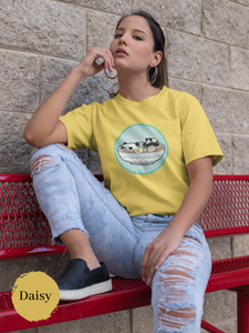 Ramen T-shirt with Panda Artwork Japanese Foodie Shirt for Ramen Lovers