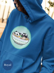 Ramen Hoodie: Two Cute Pandas in a Flavorful Bowl - The Perfect Foodie Hoodie for Ramen Lovers