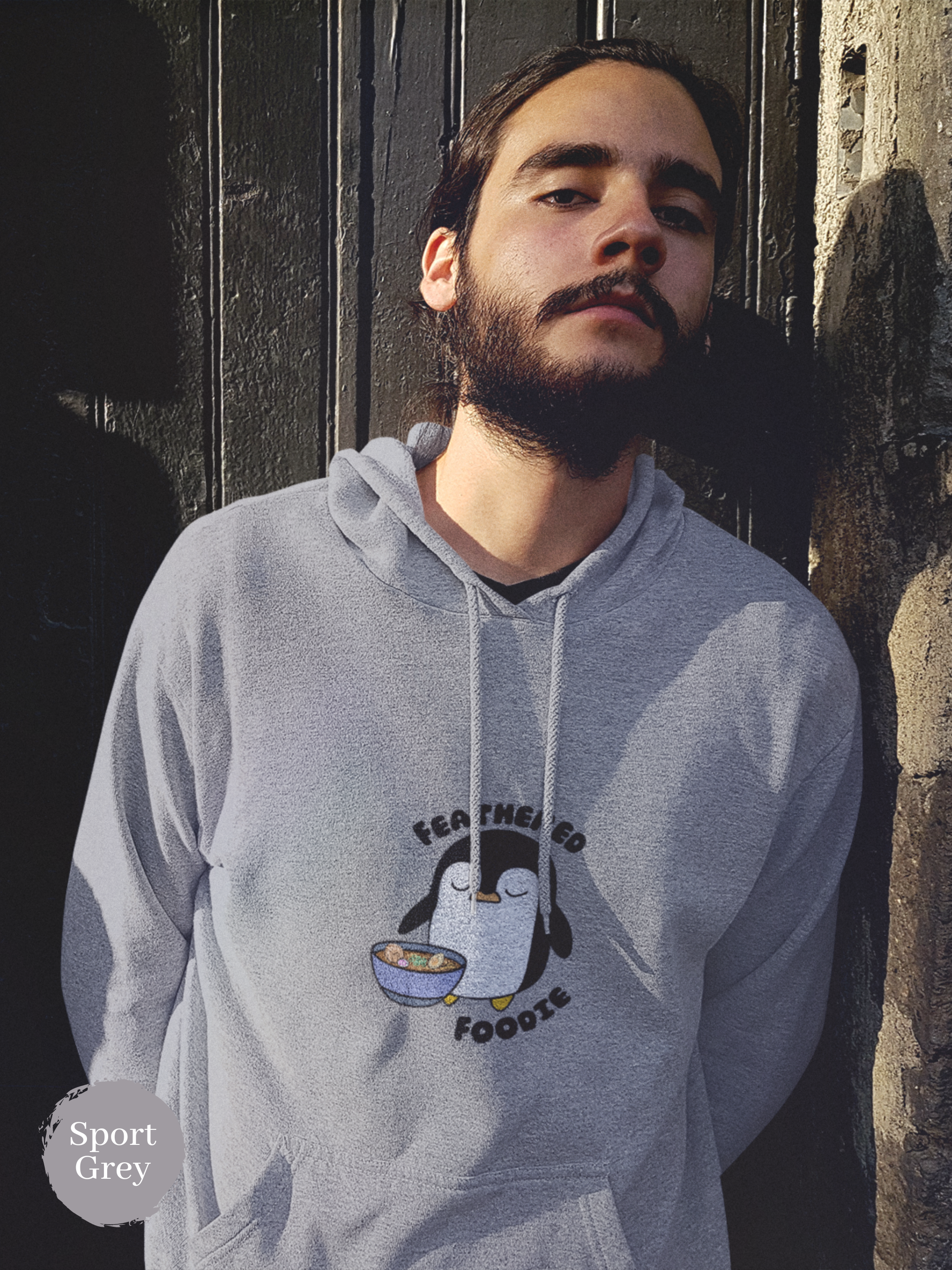 Ramen Hoodie: Feathered Foodie Edition - Asian-Inspired Comfort with a Side of Cute Penguin and Pun-tastic Ramen Art