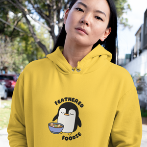 Ramen Hoodie: Feathered Foodie Edition - Asian-Inspired Comfort with a Side of Cute Penguin and Pun-tastic Ramen Art