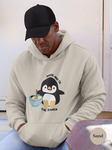 Ramen Hoodie with Cute Penguin and Delicious Asian Food Art: Brrr-ing on the Ramen in Style