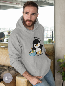 Ramen Hoodie with Cute Penguin and Delicious Asian Food Art: Brrr-ing on the Ramen in Style