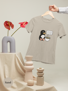 Ramen T-shirt: "When Life Gives You Ramen, Eat It With a Penguin!" - Japanese Foodie Shirt with Cute Ramen Art