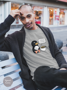 Ramen T-shirt: "When Life Gives You Ramen, Eat It With a Penguin!" - Japanese Foodie Shirt with Cute Ramen Art